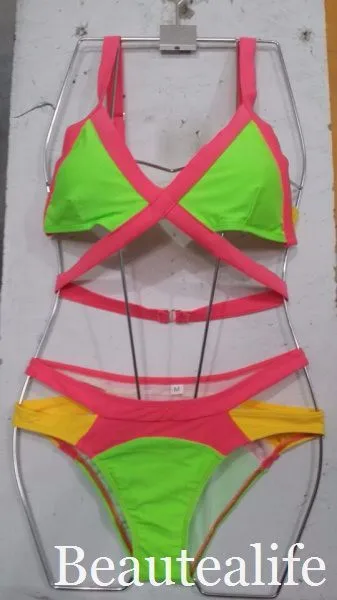 green bikini