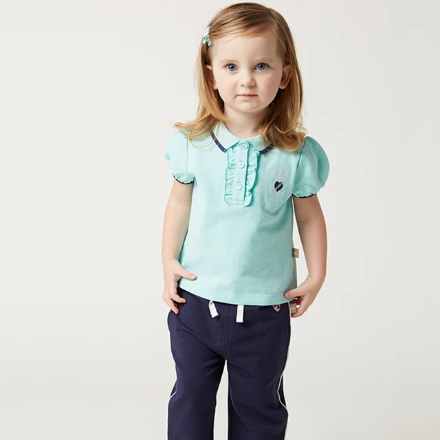 Buy Brand 2017Spring children kids girls' summer sets