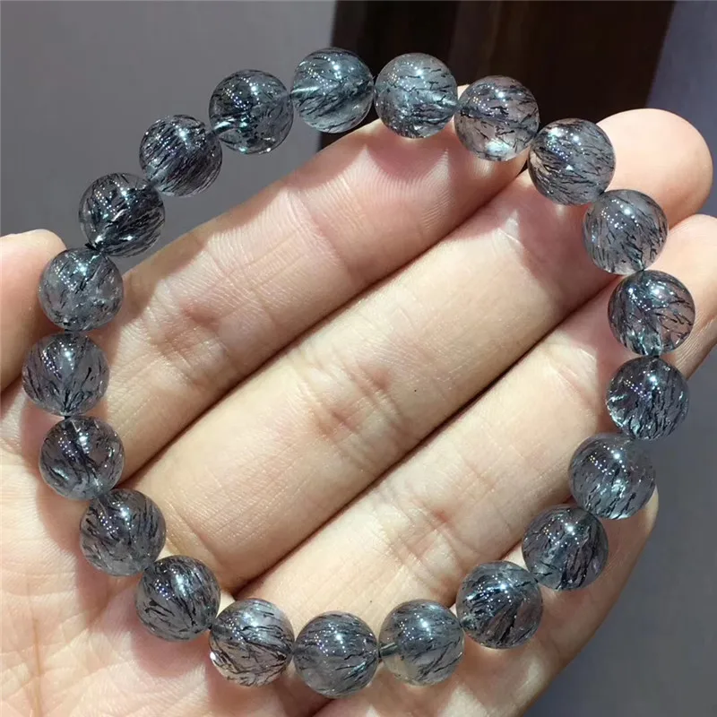 Natural Black Currant Super 7 Melody Quartz Fashion Bracelet (1)