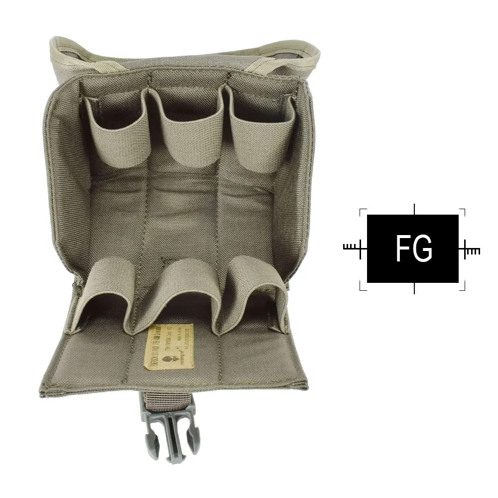 Bolsa para 40mm Emersongear Seis Pacote Modelo Granada Bolsa Tático Molle Airsoft Militar Em8509 14 Cheap Malotes