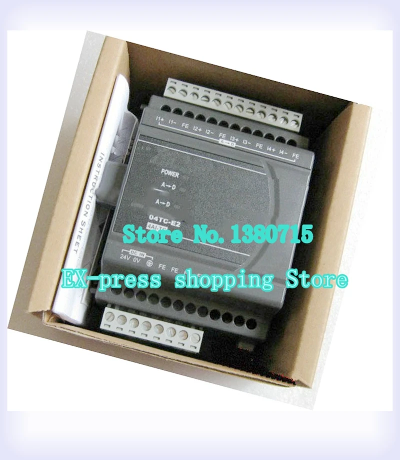 New Original DVP04TC-E2 PLC Temperature measurement module ES2 series 24VDC 4 input