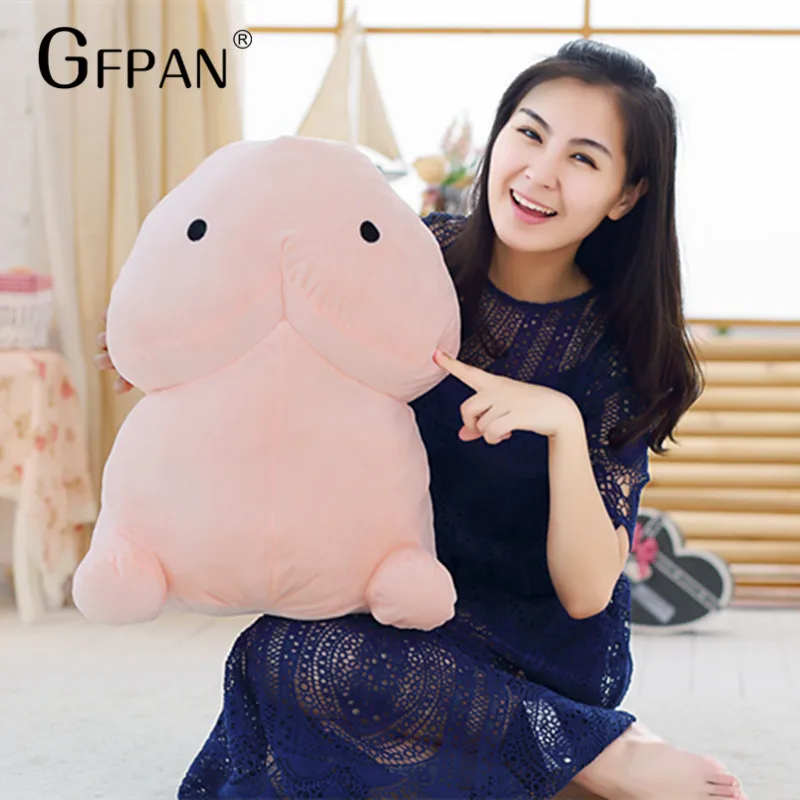 30-50cm Sexy Penis Plush Toys Pillow Soft Stuffed Funny Cushion Simulation Lovely Dolls Creative Gift for Kids Children Girl | Игрушки и