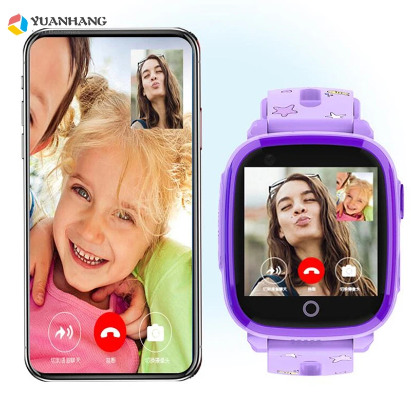 IP67 Waterproof Smart 4G Remote Camera GPS WI-FI Kids Children Students Wristwatch SOS Video Call Monitor Tracker Location Watch