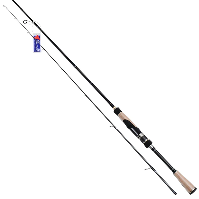 Cheap Trulinoya Elite 1.95M UL Spinning Fishing Rod Carbon Fiber Lure Pole Soft Bass Rod 6'5''