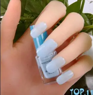 6 мл Отшелушивающий лак для ногтей на водной основе переливающийся Натуральный гель для ногтей DIY 24 цвета - Цвет: 11