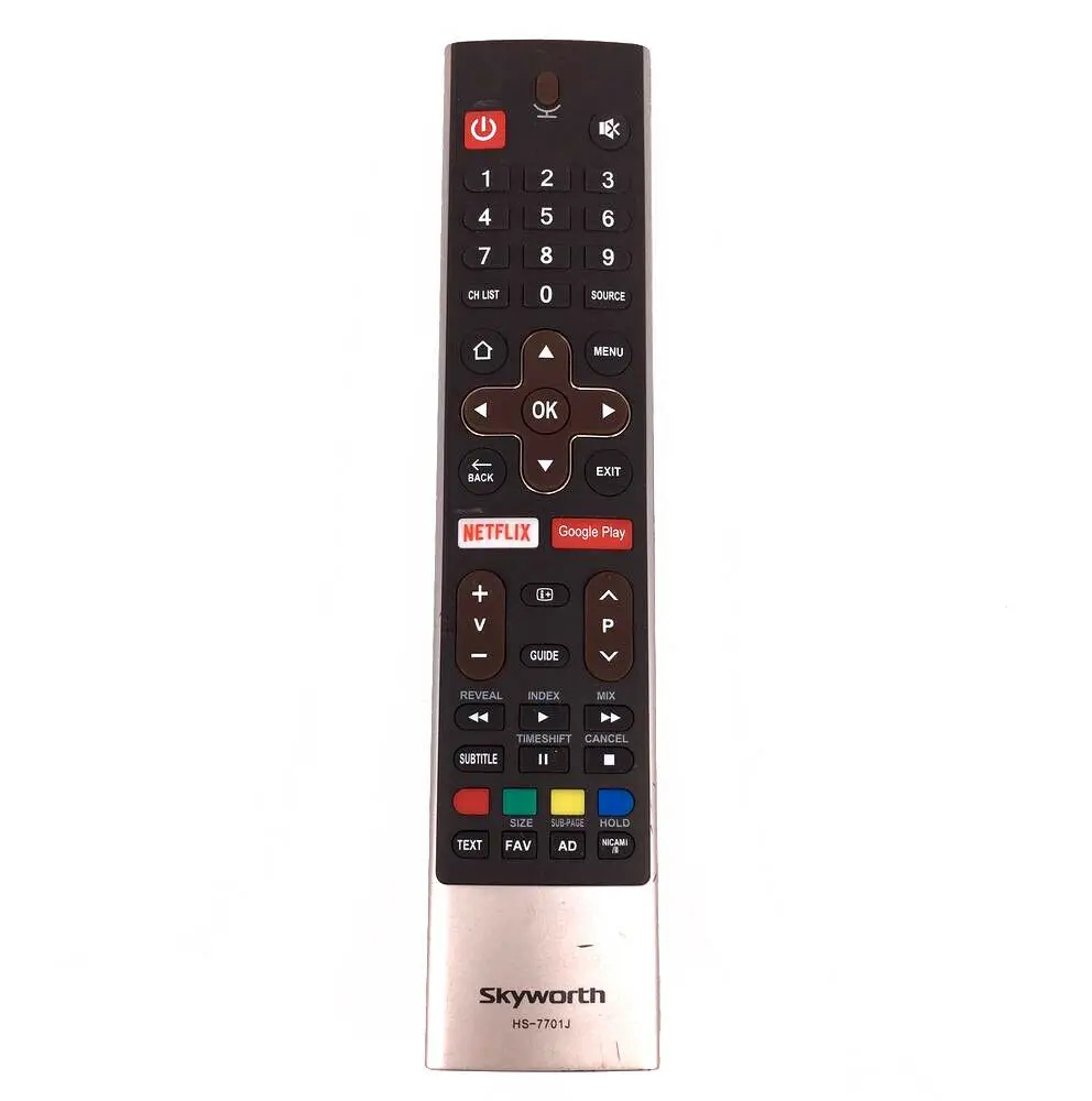 Оригинальный HS 7701J для Skyworth tv пульт дистанционного управления Voice Netflix Google Play Fernbedienung|Пульты ДУ| | АлиЭкспресс