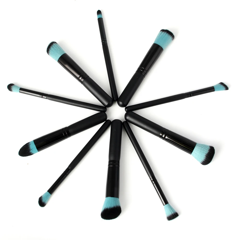 10 PiecesSet Good Quality Makeup Brushes Professional Foundation Powder Blush Cosmetics Make Up Brush Beauty Tools Hot Sale