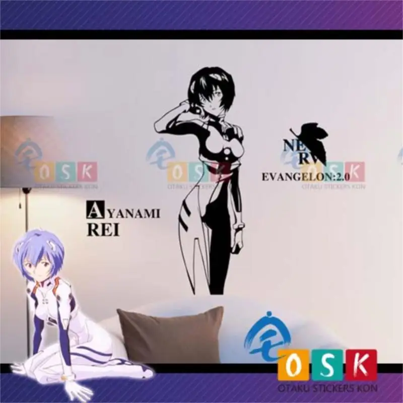 Ling Bo Li Ming Hong Kong наклейки на стену с героями мультфильмов EVA3.0 | Дом и сад