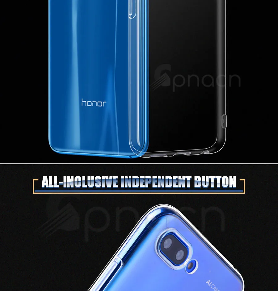 Ультра тонкий мягкий прозрачный ТПУ чехол для huawei Honor 10 9 Lite V10 V20 силиконовый Полный Чехол для Honor 8 Lite V9 Play чехол s сумки