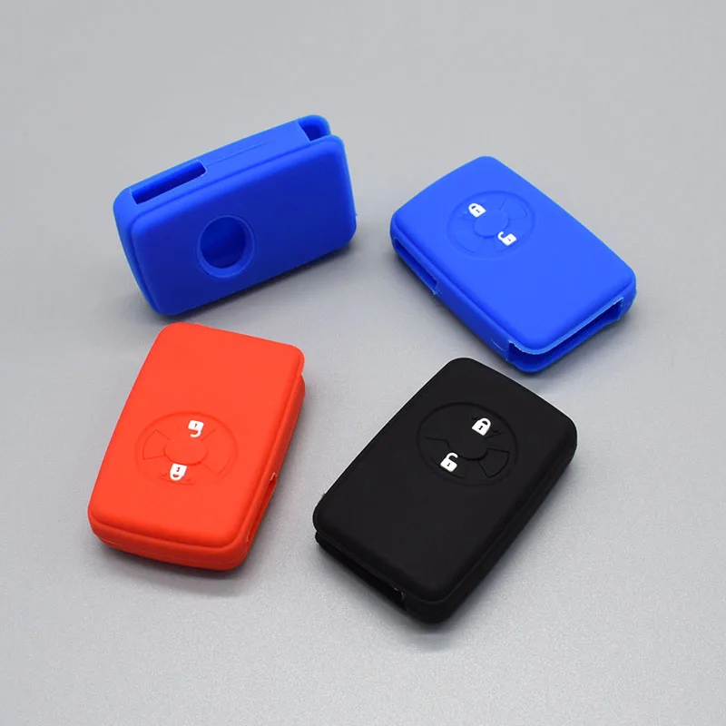 Silicone car key cover case for toyota Avalon Yaris Hybrid Crown Reiz