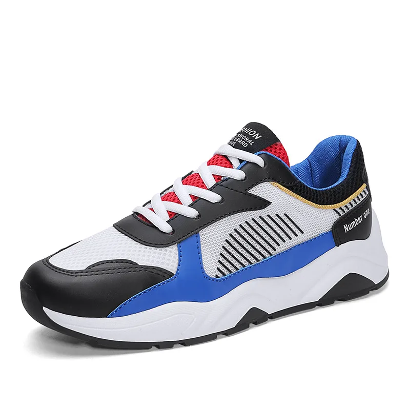 

Spring Summer 2019 New Fashion Leisure Shoes Cross-border Lightweight Men's Shoes Coloured Individual Running Shoes