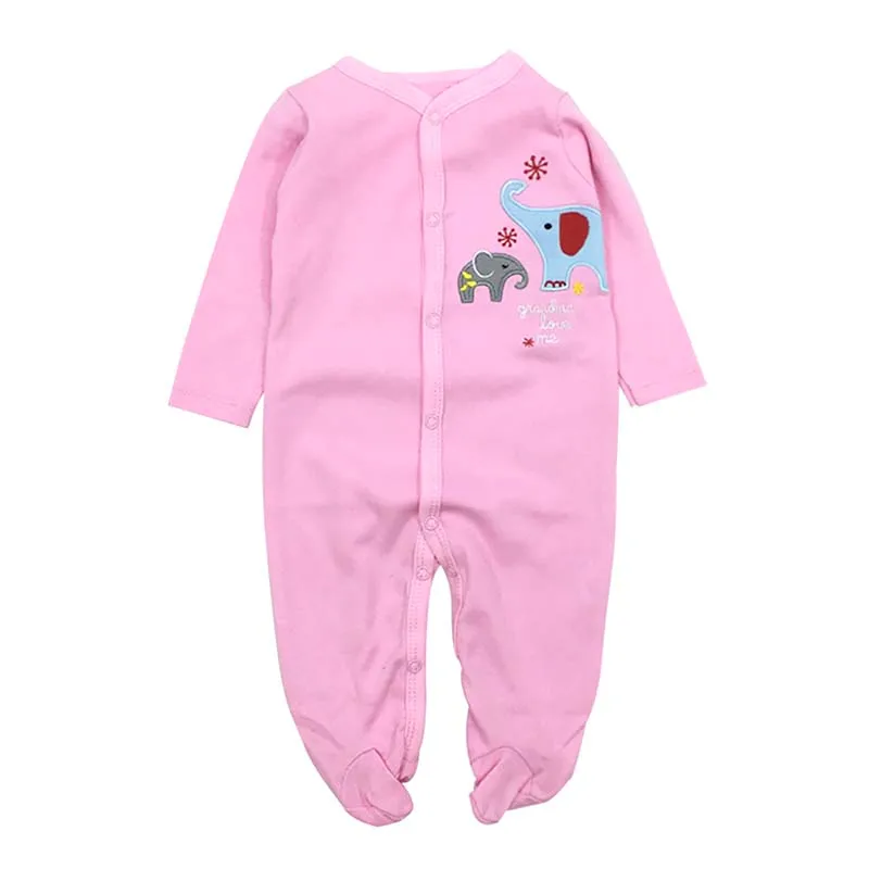 

Baby Boy Girl Footies Pajamas Original Cotton Spring Sleepwear 1piece Pja Mother Nest Animal Christmas Coverall baby'sets