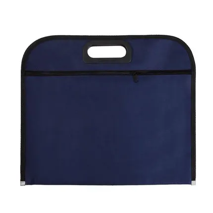 

B4/A4 Canvas File Bag/Document Bag/Handbag/Oxford Zipper Conference Bag Customizable Logo Printing