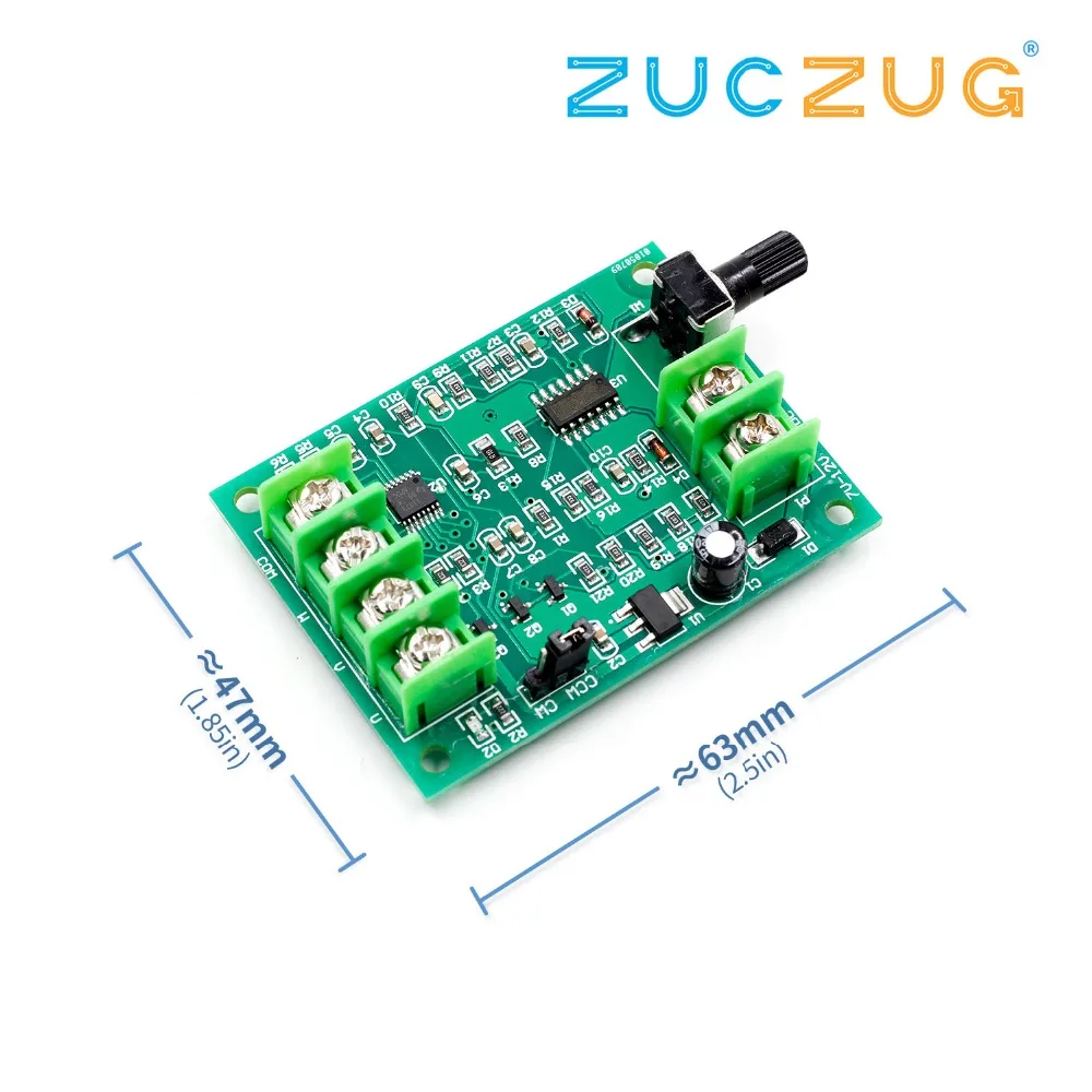 5 в 12 В бесщеточный драйвер двигателя постоянного тока плата контроллера с обратным напряжением защита от перегрузки по току для двигателя жесткого диска 3/4 провод