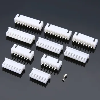 

25 Set JST-XH 6-10 Pin Pin Header Housing Kit 2.54mm Pitch PCB Wire Cable Connectors Set