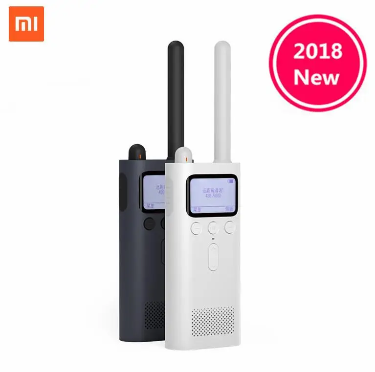  2018 Xiaomi Mijia Smart Walkie Talkie With FM Radio Speaker Standby Smart Phone APP Location Share 