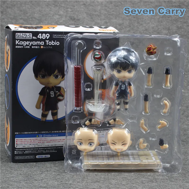 2 шт спортивный волейбол комиксов Аниме Haikyuu! 489+ 461 Tobio Kageyama Shoyo Hinata хорошая улыбка Nendoroid Фигурка Игрушки для малышей