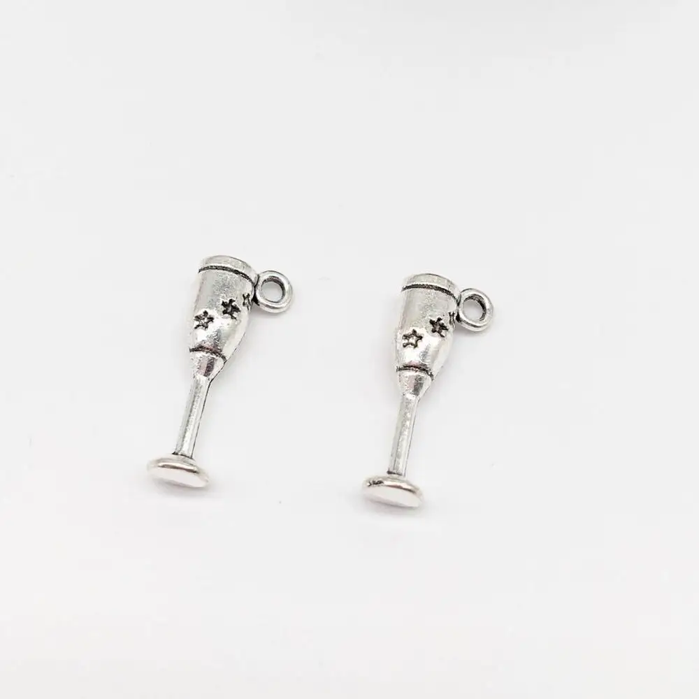 

Fashion 23 pcs wine glass charms wine glass pendants fit DIY necklace earring bracelet charms Jewelry Making