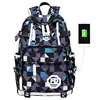 Fengdong – sac à dos d'école anti-vol noir étanche pour garçons, sacs à bandoulière USB pour hommes, sac d'école pour hommes, sac de voyage pour ordinateur portable ► Photo 3/6