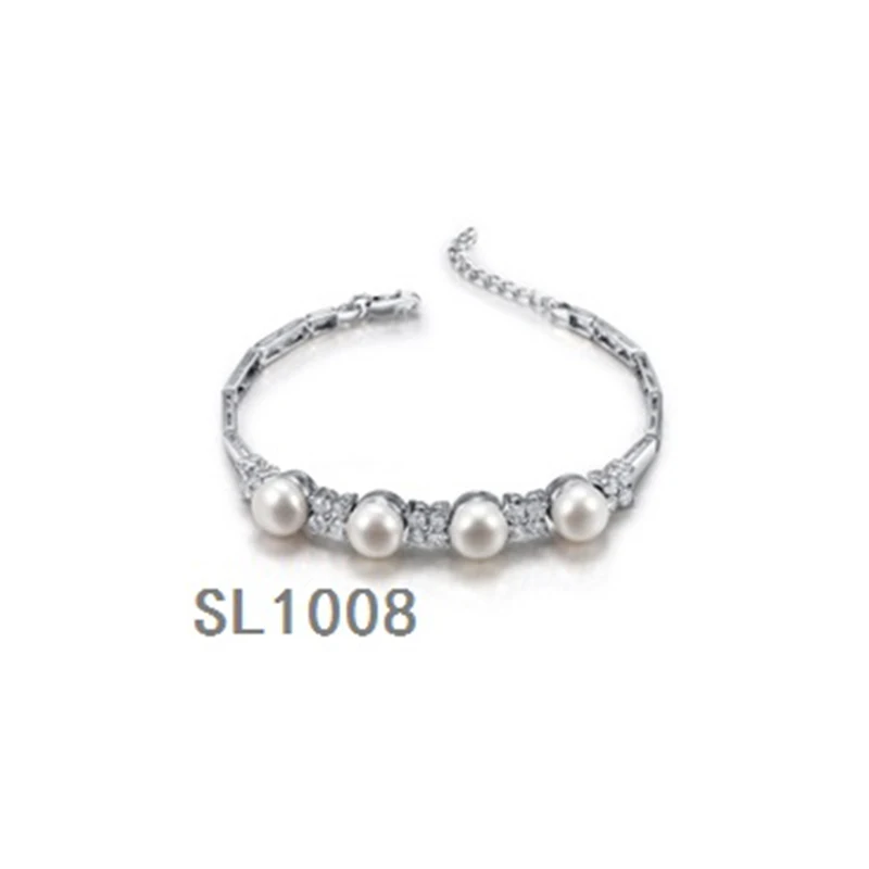 Женский браслет Sinya из пресноводного жемчуга диаметр 8 5 мм длина 16 7 см|bracelets