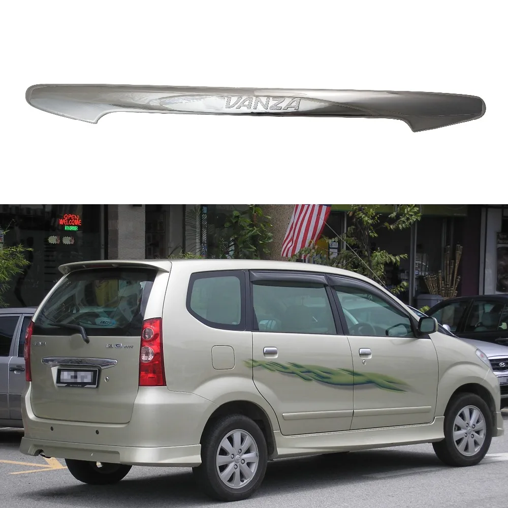 

For Toyota F600 F601 AVANZA 2003 2004 2005 2006 20010 2011 High-quality Chrome plated Rear Trunk Lid Cover Trim Car-styling