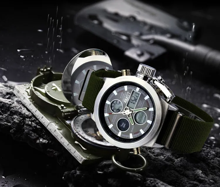 04 Montre militaire bracelet cuir