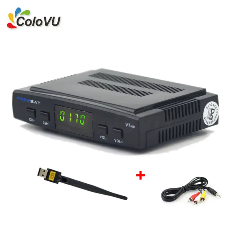 Digital Satellite TV Receiver Freesat V7 HD DVB S/S2 FTA Set Top Box