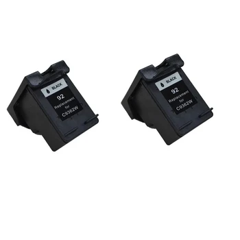 

2PK Black Ink Cartridge for HP 92 For HP Deskjet 5440 5442 5443 D4160 Photosmart C3140 C3150 C3180 C3190 PSC 1510