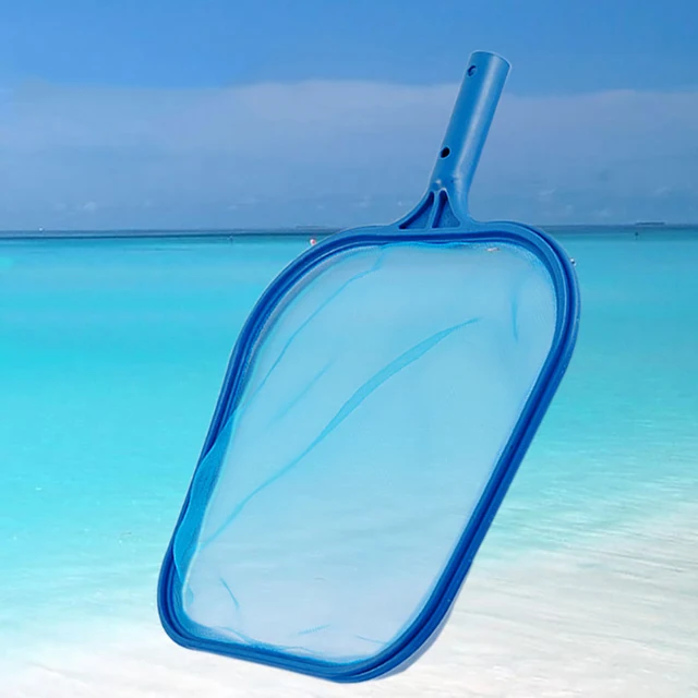 1PC New Professional Leaf Rake Mesh Frame Net Skimmer Lightweight Blue Plastic Pool Accessories Spa Clean Swimming Pool Tools