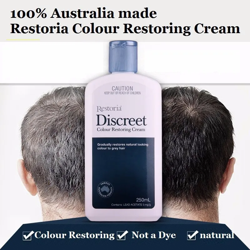 100 Australia Made Restoria Discreet Colour Restoring Cream Lotion