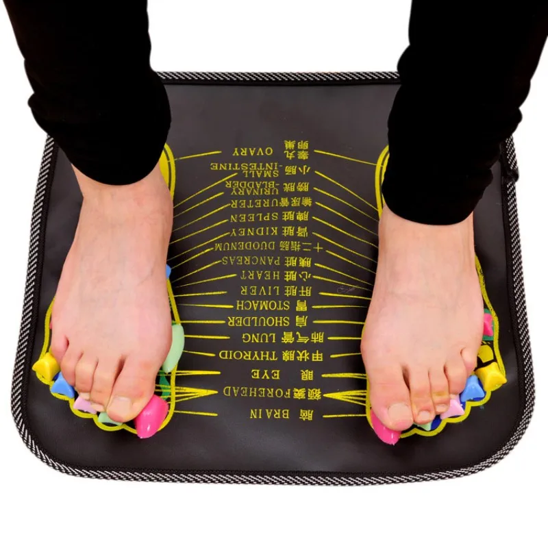 

Foot Care Tool Reflexology Walk Stone Foot Leg Pain Relieve Walk Massager Mat Square/Rectangle Acupressure Pad Massageador