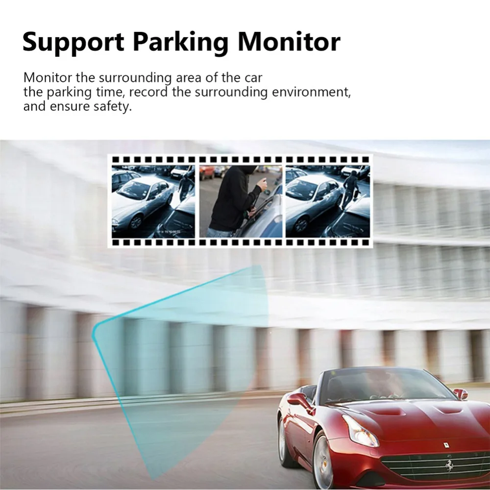 4," ips Автомобильный видеорегистратор Камера с двумя объективами FHD 1080P видео рекордер Авто регистратор видеокамера DVRs видеорегистратор монитор заднего вида