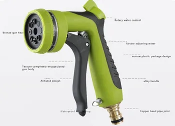 

Multifunctional watering nozzle for garden iirigation optional color watering sprinkler