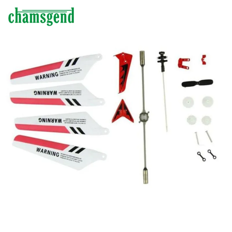 2016 New Full Set Replacement Spare Repair Parts for Syma S107 RC Helicopter Red Aug5 1