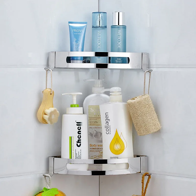 Stainless Steel Basket Bathroom Storage Racks Square Basket Storage