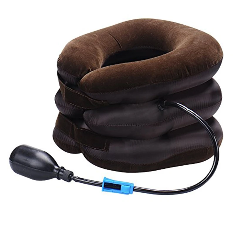 Надувной воздушный шейный поддерживающий мягкий Надувной Воздушный шейный Тяговый прибор пневматическая поддержка шеи