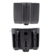 Зарисовка двойной подсумок для магазинов чехол стек Универсальный пистолет Картридж зажим держатель Duty Belt Mag Box для Glock 17 19