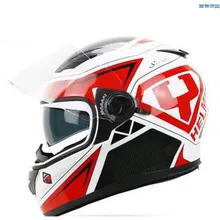 High quality full face motorcycle helmet double visor Casco capacete men womens four season motorbike riding helmet