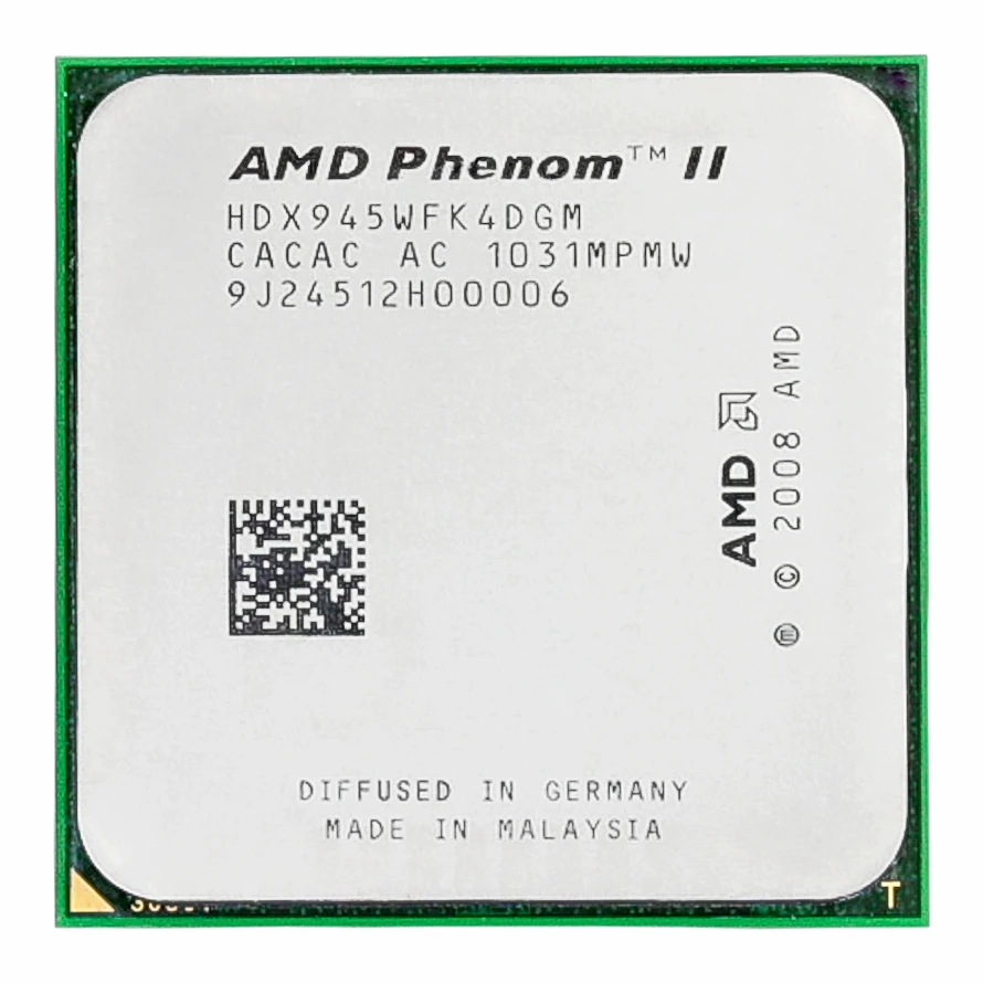 AMD Phenom II X4 945 95W 3.0GHz 6MB Quad-Core CPU Processor Socket AM3