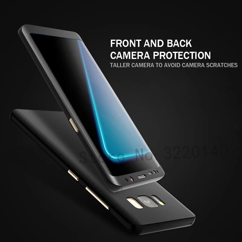 360 Degree Phone Cases For Samsung Galaxy Note 8 S8 S8 Plus Shockproof Cover Hard For Galaxy S6 s7 edge A5 A7 2016 A7 2017 Case6