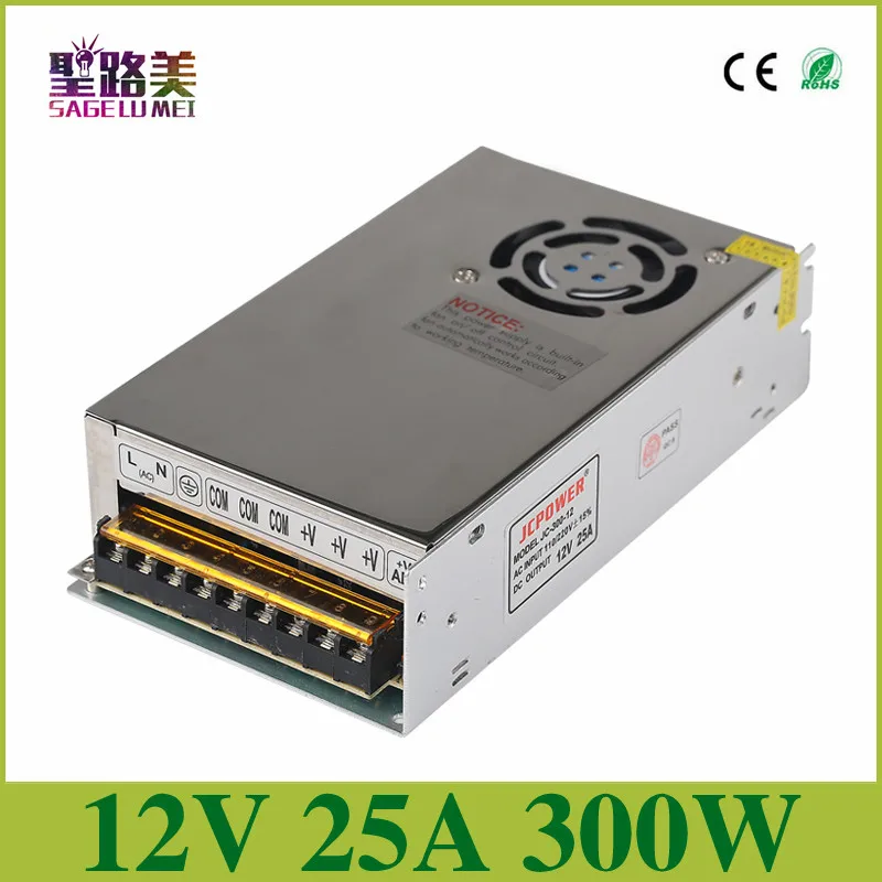 

Laboratory lighting transformer AC 110V~220V to 12v 5A 10A 20A 25A 33A 40A led switching DC power supply 12V charger regulator