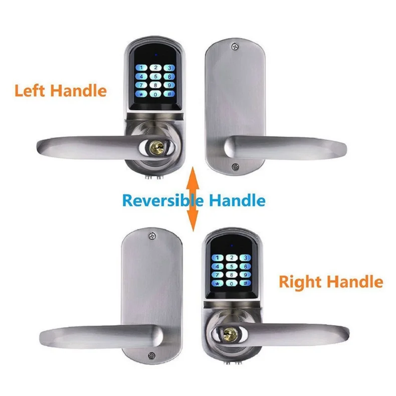Bluetooth Electronic Door Lock With Smart Phone APP for Home Hotel Apartment-6