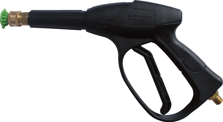 

car washer gun 25degree 1/4 flat tip,15Mpa 150Bar 2175PSI high pressure washer gun with quick chuck,spray water gun