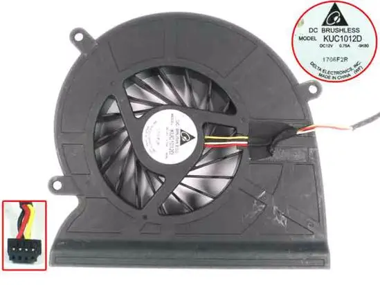 Delta Electronics 9K80 DC 12V 0.75A 4-проводной Сервер вентилятор охлаждения