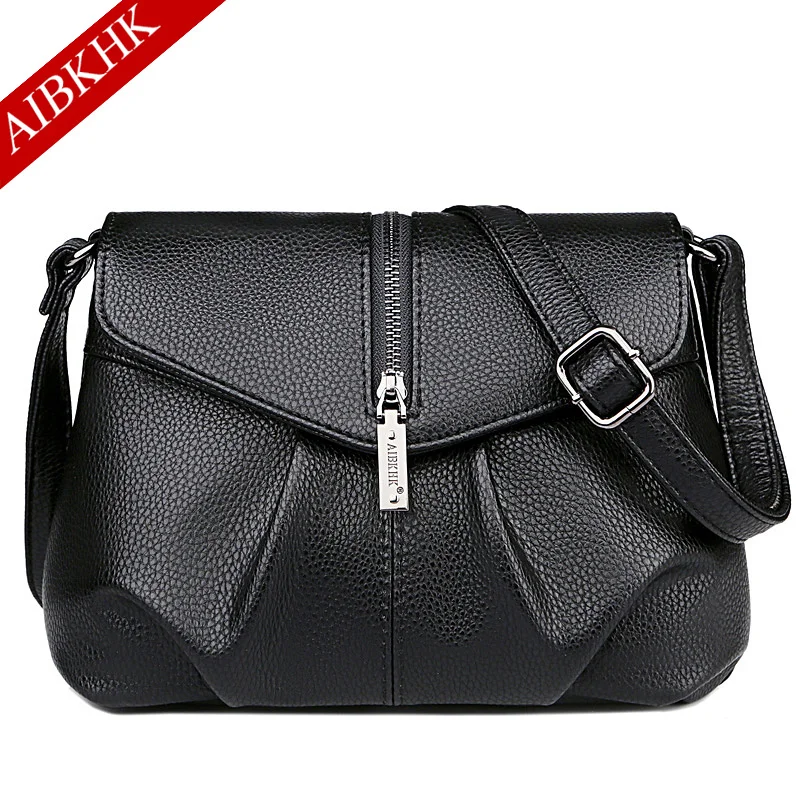 

Genuine Leather Women Messenger Bags Crossbody Bag for Women 2019 Sac a Main Luxury Handbags Women Bags Designer