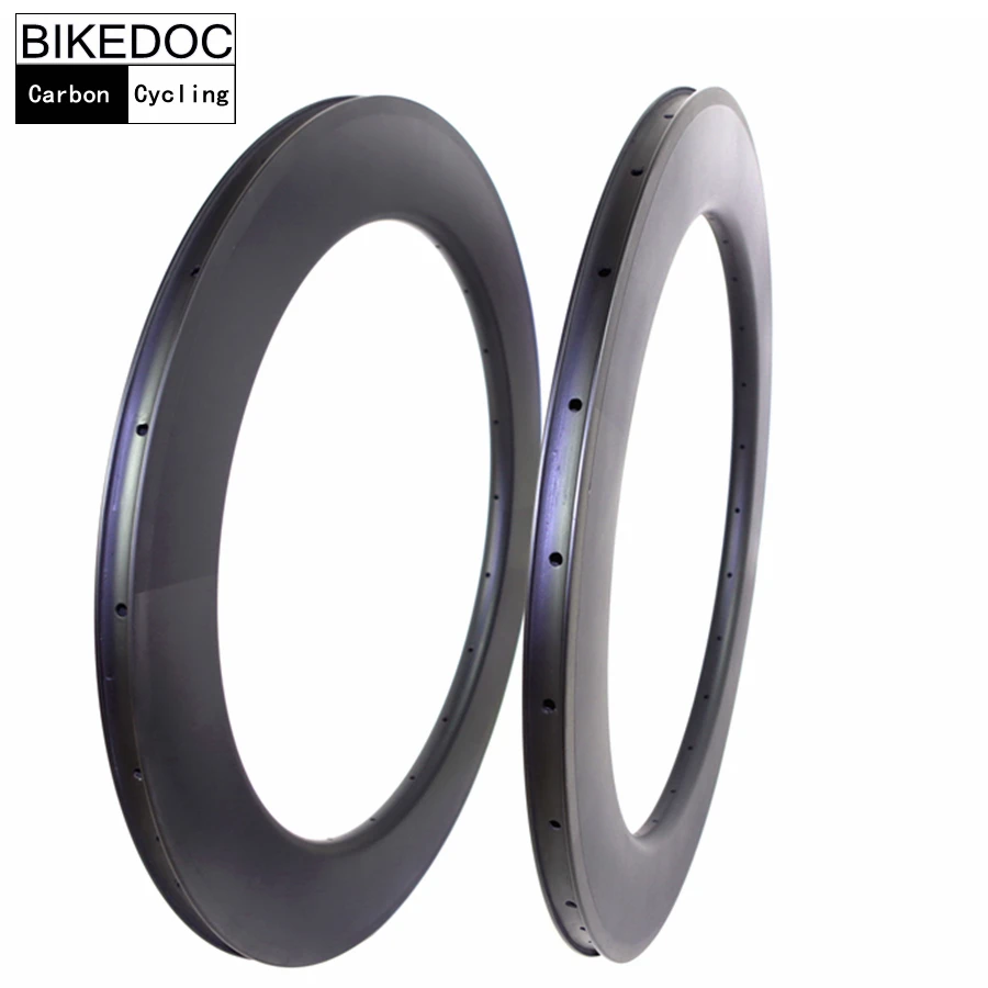 BIKEDOC 700C * 23 мм ширина обод из углерода трубчатый 88 мм/обод для дорожного