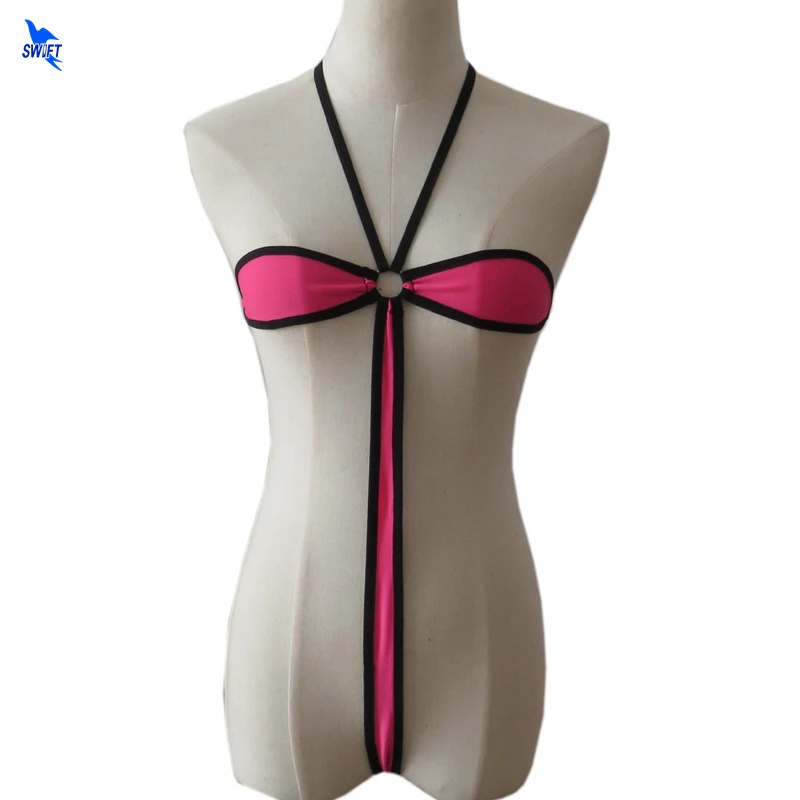 Micro Bikinis G-String Cross Ring Extreme Bathing Suit Women Sexy Bandage Costumes Swimsuit Sunbath Swimwear Sex Bikini Set 2019