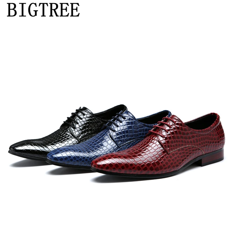 

Crocodile Shoes Men Classic Brand Wedding Shoes Men Formal Italian Black Office Shoe For Men Coiffeur Big Size Zapatos De Hombre