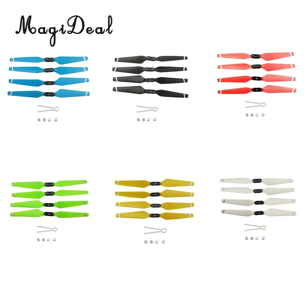 MagiDeal 4Pcs Propeller Blade Prop for Hubsan H501S H501C H501A H501M H501S W H501S pro MJX B2C B2W Bugs 2 B3 B3H Bugs 3H