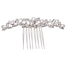 Металлическими стразами зажим для волос головной убор 95x50 мм